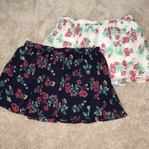 Flower pattern skirt